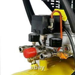 10 Gallon Air Compressor 3.5HP Horizontal Compressor Oil-Lubricated, Yellow USA
