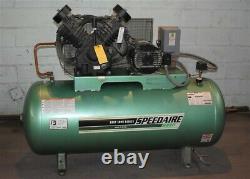 10 HP 175-psi Speedaire 5z402b 2-stage Horizontal Air Compressor #29472