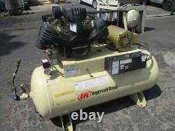 10 HP Ingersoll Rand Model Ol 10 E10 Oiless Air Compressor With Baldor Super E