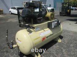 10 HP Ingersoll Rand Model Ol 10 E10 Oiless Air Compressor With Baldor Super E