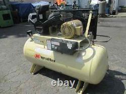 10 HP Ingersoll Rand Model Ol 10 E10 Oiless Air Compressor With Baldor Super E