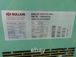 10 Hp Sullair #ST709RD Rotary Screw Air Compressor withDryer on Horizontal Tank
