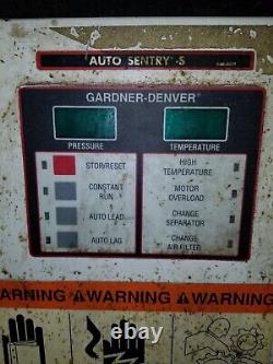 115 cfm, 100 psi, Gardner Denver #EBERFD, 25 HP, air cooled, 230 V