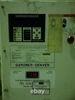 125 HP Air Compressor, Screw-type withDryer Gardner-Denver & Electra Saver ll