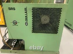 15 HP Sullair 1100e air compressor with dryer. Low hours. Dealer serviced