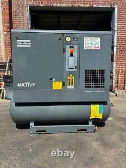 15 hp Atlas Copco GX11FF rotary screw air compressor