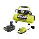 18V Cordless 1 Gal. Portable Air Compressor and Compact Battery and Charger