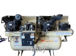 2-2545E10-P Ingersoll Rand Premium Duplex Cast Iron Compressor, 2-10 HP Motors