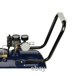 20 Gal. Portable Horizontal Electric Air Compressor Oil & Maintenance Free Pump