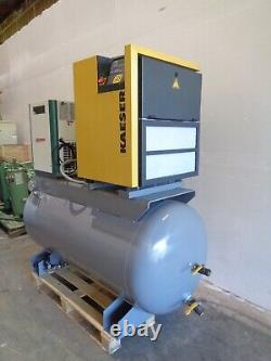 2002 Kaeser SM11 10 hp rotary screw air compressor Champion air dryer 200 G tank