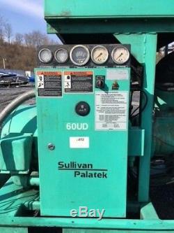 2002 Sullivan Palatek 60UD rotary screw air compressor 240CFM Free Shipping