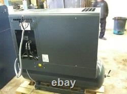 2016 Atlas Copco GX11FF Rotary screw air compressor with integrated air dryer
