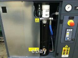 2016 Atlas Copco GX11FF Rotary screw air compressor with integrated air dryer