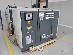 2016 Atlas Copco Oil Free Air Compressor SF8 FF, WITH AIR DRYER INTEGRATED