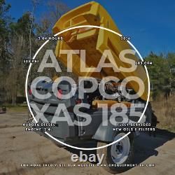 2016 Atlas Copco XAS 185 KD7 T4F Air Compressor 123 PSI