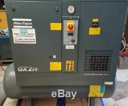 2018 Atlas Copco GX2FF 3hp Rotary Screw Air Compressor with Dryer 113 Hours