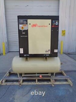 2019 Ingersoll Rand R11I-A135 TAS 15 hp rotary screw air compressor dryer tank