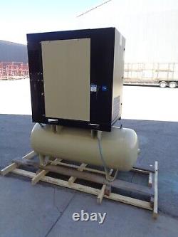 2019 Ingersoll Rand R11I-A135 TAS 15 hp rotary screw air compressor dryer tank