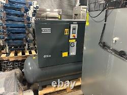 2020 Atlas Copco G15FF 20 HP Air Compressor and Dryer