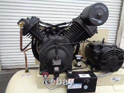 2022 Ingersoll Rand 7100E15 15 HP 120 gallon horizontal air compressor 2 stage