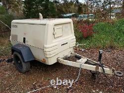250cfm Ingersoll Rand Air Compressor Trailer Only 1500 Hours