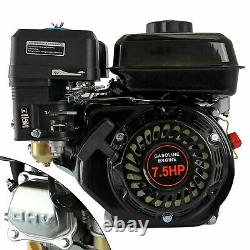 4 Stroke 7.5 HP Horizontal Gas Engine Air Cooled For Honda GX160 OHV Pull Start