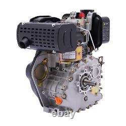 4 Stroke Single Cylinder Hand Start horizontal Air Cool Engine Motor 247cc New