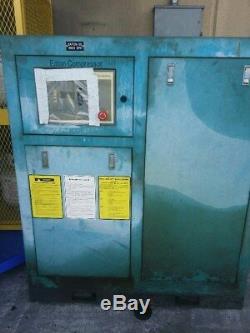 50 HP 3 PH Rotary Screw Air Compressor, used Eaton 50 3ph, good running condition