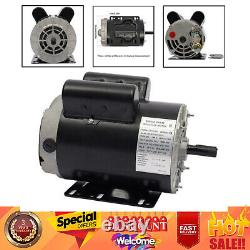 5HP SPL 3450 RPM Air Compressor 60Hz Electric Motor 208-230 56V Frame USED