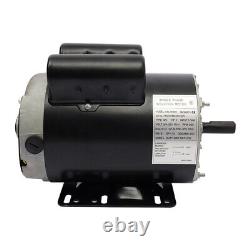 5HP SPL 3450 RPM Air Compressor 60Hz Electric Motor 208-230 56V Frame USED