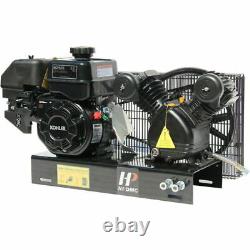 6.5 HP 9 Gal. Gas-Powered Portable Air Compressor Double Tank 125 PSI 12 CFM US