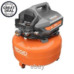 6 Gal Portable Electric Pancake Air Compressor Durable Lightwieght Power Tools
