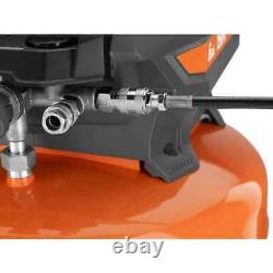 6 Gal. Portable Electric Pancake Air Compressor Ridgid Psi Gal Steel Guns At