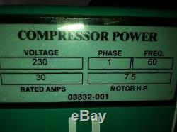 7.5hp American Made Rotary screw air compressor