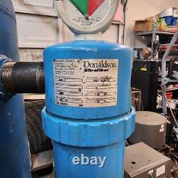 75hp leroi air compressor 460v with 500cfm air dryer and tank/2filter
