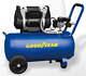 8 Gallon Quiet Oil-Free Horizontal Air Compressor Portable with Handle Wheels