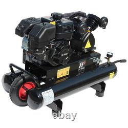 9.5 Gal. Twin Tank (19 gal.) 116 Psi for Gas-Powered Portable Air Compressor