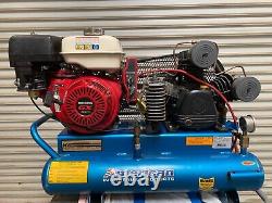 AIP Wheelbarrow Air Compressor Electric Start Model TUE 8008HGE 8 gal Gas