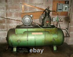 AIR COMPRESSOR, 80 GALLON TANK, 2HP 230V MOTOR with electrical controls