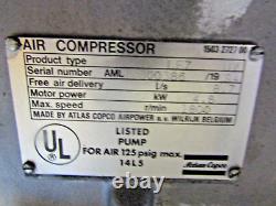 ATLAS COPCO IF7 AIR COMPRESSOR 5 HP 208/230/460v 3ph