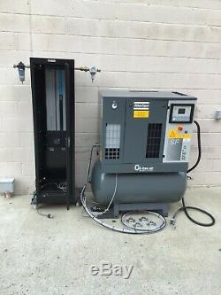 ATLAS COPCO SF6+FF air compressor oil-free, scroll system with dryers and drain