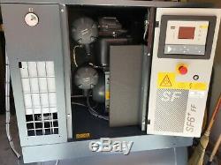 ATLAS COPCO SF6+FF air compressor oil-free, scroll system with dryers and drain