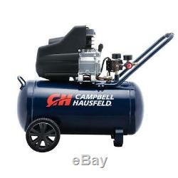 Air Compressor 13 Gal. 1.3 HP Horizontal Electric Oil Lubricated Cast Iron Pump