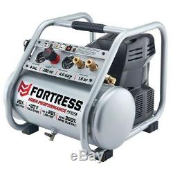 Air Compressor 4 gallon 1.5 HP 200 PSI Oil-Free Professional Low noise 80 dBA