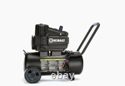 Air Compressor 8 Gallon 1.8 HP 150 PSI 120 Volt Horizontal Portable Kobalt NEW