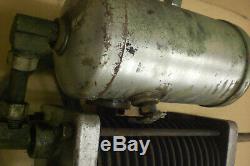 Air Compressor Cast Iron Primitive Steampunk Machine Oiler & Flywheel Hit & Miss