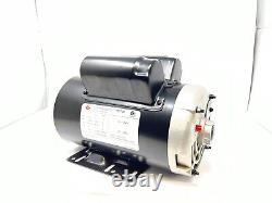 Air Compressor Electric Motor 5hp 3450 RPM 7/8'' Shaft 22 Amp 56hz Frame 230volt