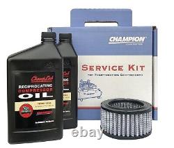 Air Compressor Oil & Filter Maintenance Kit 2 Quarts for R-Series & RV-Series