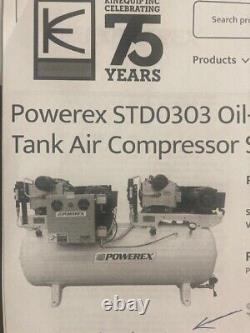 Air Compressor Open Scroll Tank Compressor STD Duplex