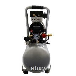 Air Compressor Portable Electric Oil-Free Quiet Flow Durable 4.7 Gal. 1.0 HP